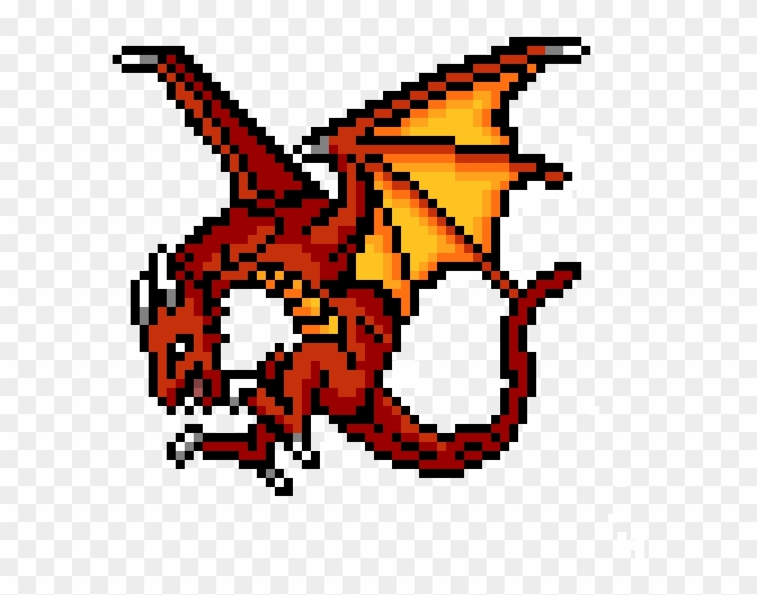 Cute Dragon Pixel Art Grid - Pixel Art Grid Gallery