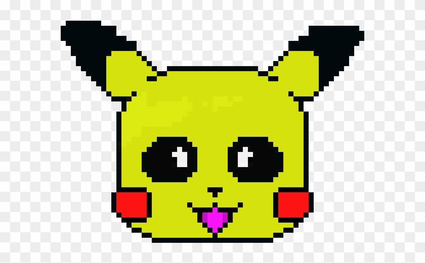 Pikachu - Dibujos En Pixeles Faciles, HD Png Download - 740x540(#4992001) -  PngFind