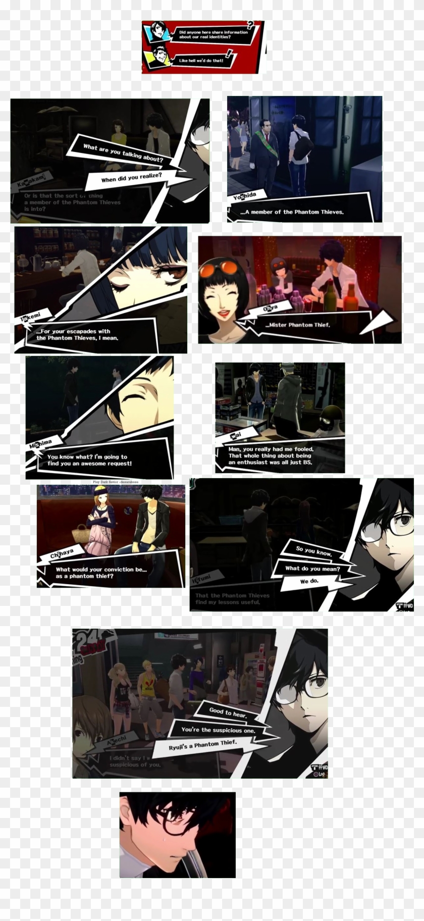 P5certainly Not, Yusuke - Sitting, HD Png Download - 1312x2688(#4992053 ...