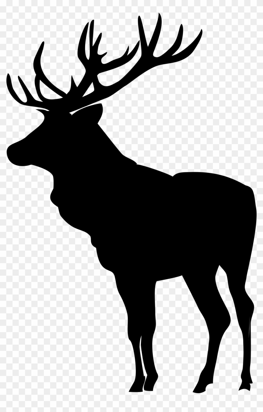 Elk Images Elk Silhouette Scroll Saw Patterns Free Black And White Moose Clipart Hd Png Download 1299x1973 51913 Pngfind