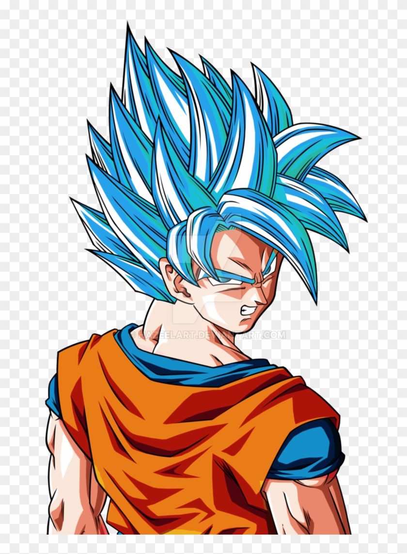 Goku Super Saiyan Hair Png, Transparent Png - 682x1062(#54001) - PngFind