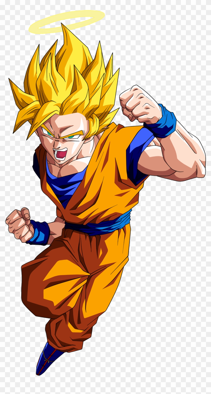 Goku Ssj2 Dokkan Battle Render By Fradayesmarkers On - Dbz Dokkan Battle  Renders - Free Transparent PNG Clipart Images Download