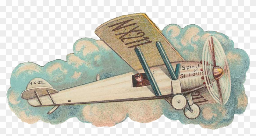 Download Free Vintage Airplane Graphic Spirit Of St Louis Clipart Hd Png Download 1108x543 500065 Pngfind