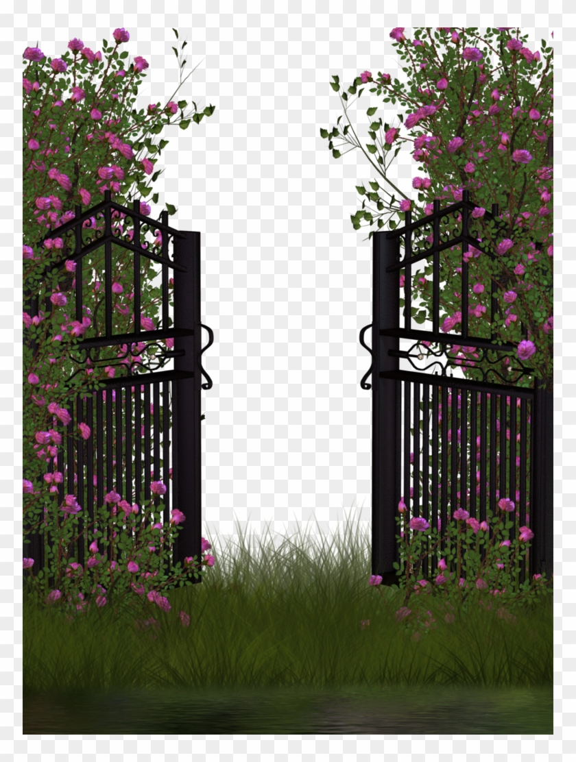 Entrance To Rose Garden By Collect And Creat - Png Background Hd Flowers  Garden, Transparent Png - 774x1032(#502269) - PngFind