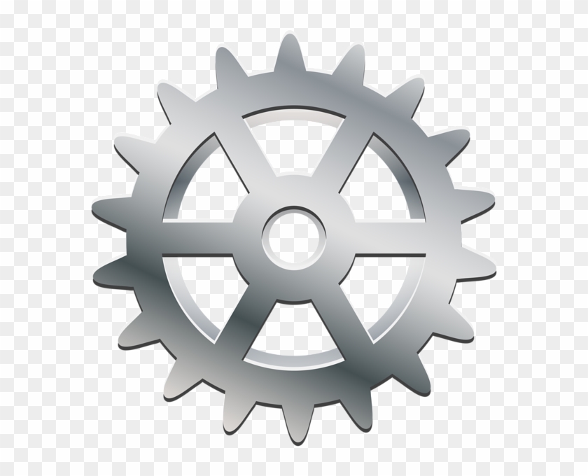 Silver Gear Transparent Png Clip Art Silver Gear Png Png Download 584x600 505109 Pngfind