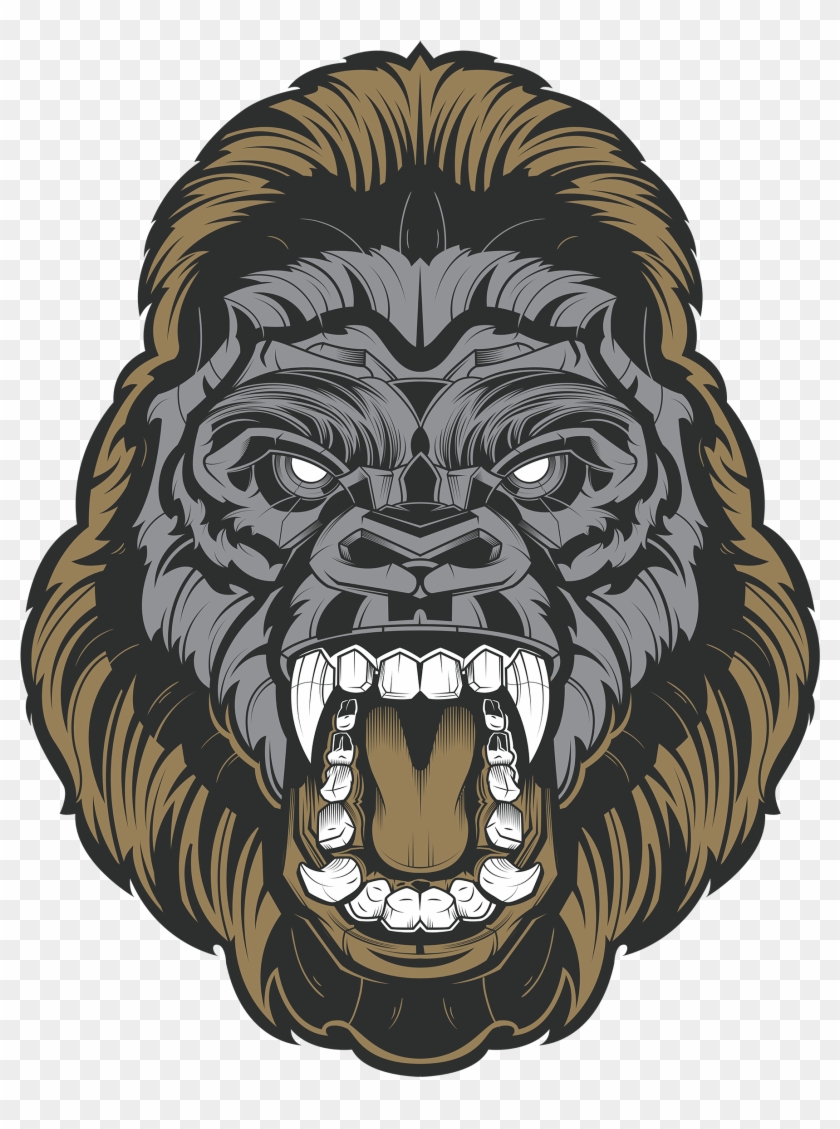 2500 X 2500 2 Angry Gorilla Png Transparent Png 2500x2500 505754 Pngfind