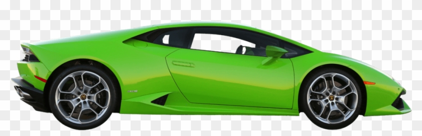 Lamborghini Clipart Supercar - Green Lamborghini Side View, HD Png