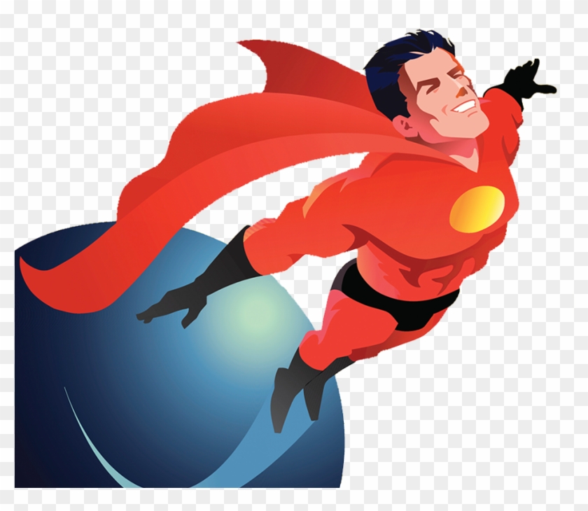 Clark Kent Stock Illustration Superman Flying Comics - Flying Superhero  Cartoon, HD Png Download - 940x804(#507119) - PngFind