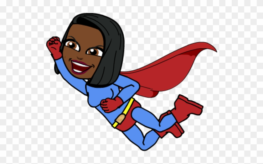 Teacher Clipart Superhero - Computer Bitmoji, HD Png Download.