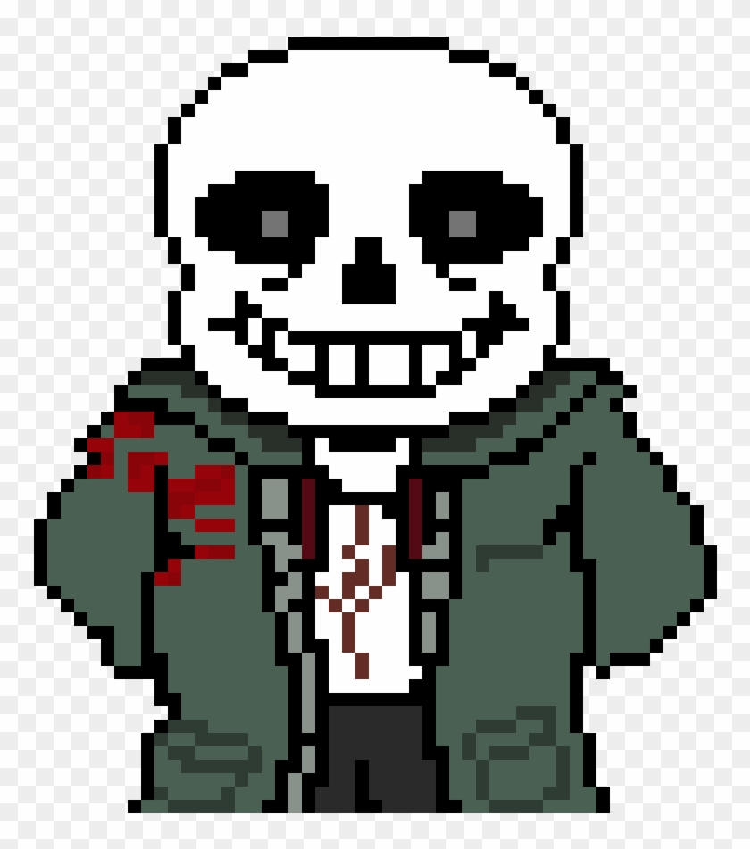 Pixilart - Hardtale Sans pixel art by Anonymous