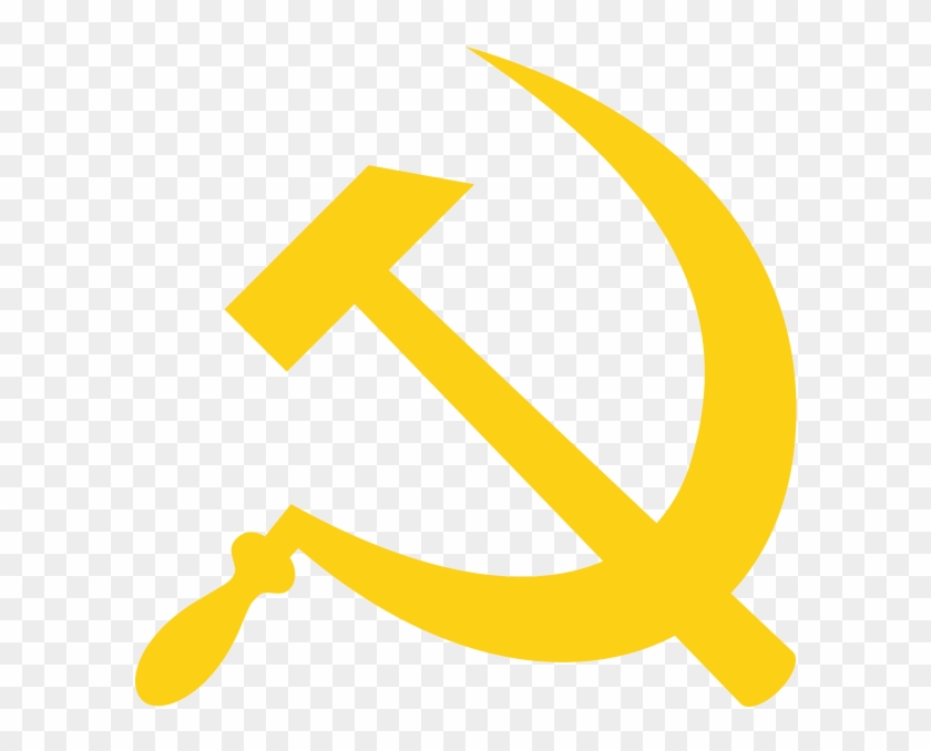 Alinsky And Communism - Yellow Hammer And Sickle, HD Png Download ...