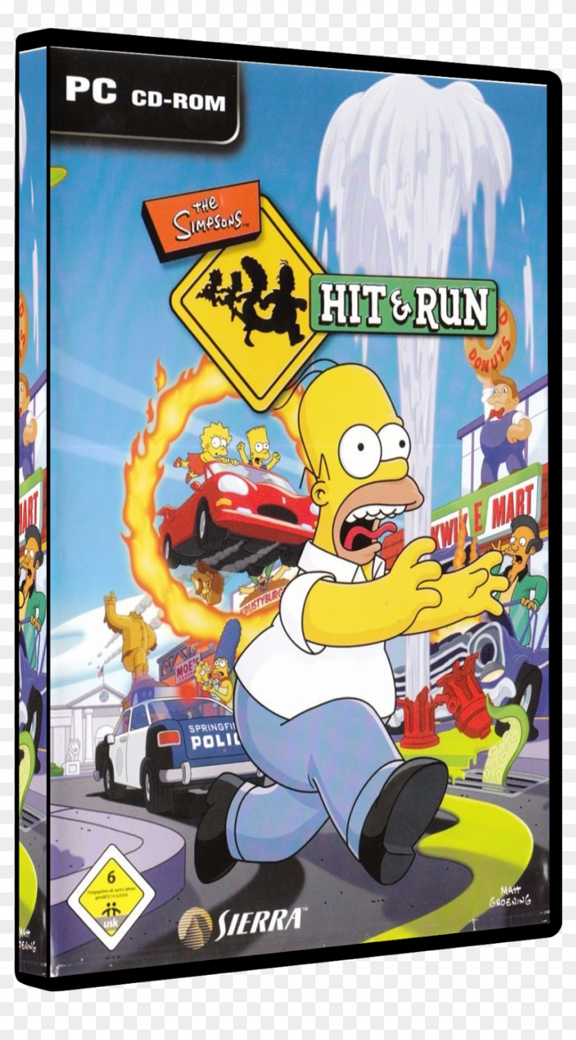 Los Simpsons Hit And Run - Simpsons Hit And Run Title, HD Png Download ...