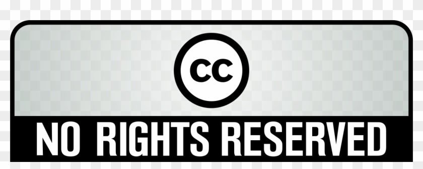 Cc No Rights Reserved - Creative Commons, HD Png Download - 1280x451