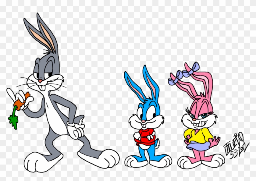 The Bunnys By - Babs Bunny And Bugs Bunny, HD Png Download.