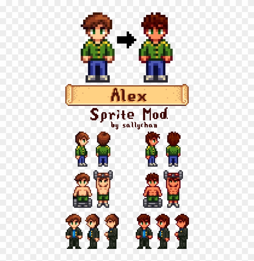 Stardew Valley Mods Steam Stardew Valley Character Sprite Hd Png Download 450x800 Pngfind