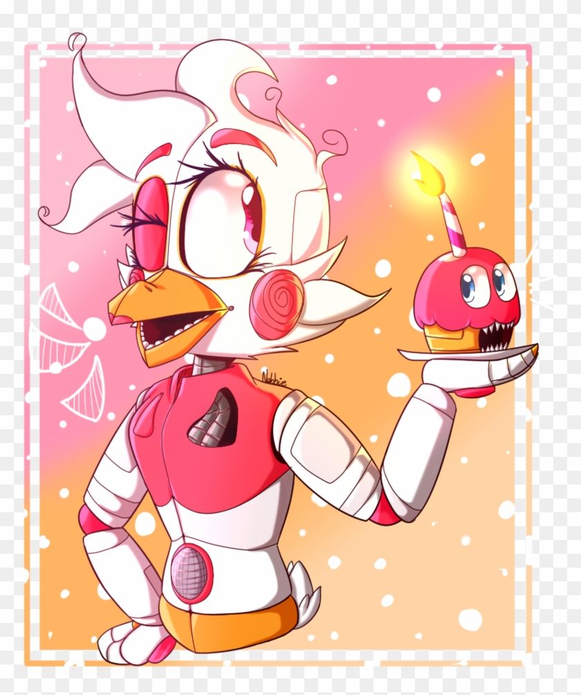 Funtime Chica It's Here Emma Fox, Fnaf Characters, - Fnaf 6 Funtime Chica  Fanart, HD Png Download - 817x977(#5039193) - PngFind