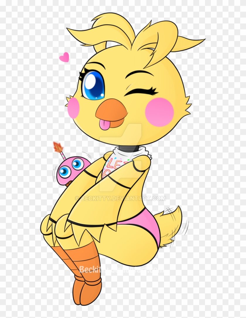 Cute Toy Chica Drawings , Png Download - Easy Fnaf Drawings Toy Chica,  Transparent Png - 570x1004(#5039398) - PngFind
