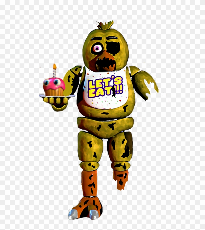 Fnaf Withered Chica Ethgoesboom Chica The Chicken Hd Png