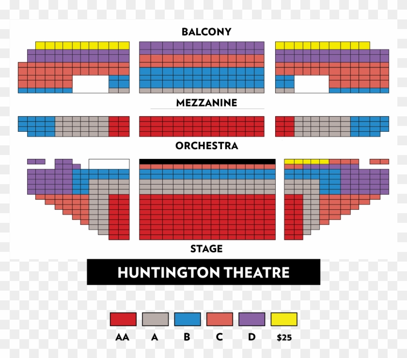 Huntington Avenue Theatre Seating Chart