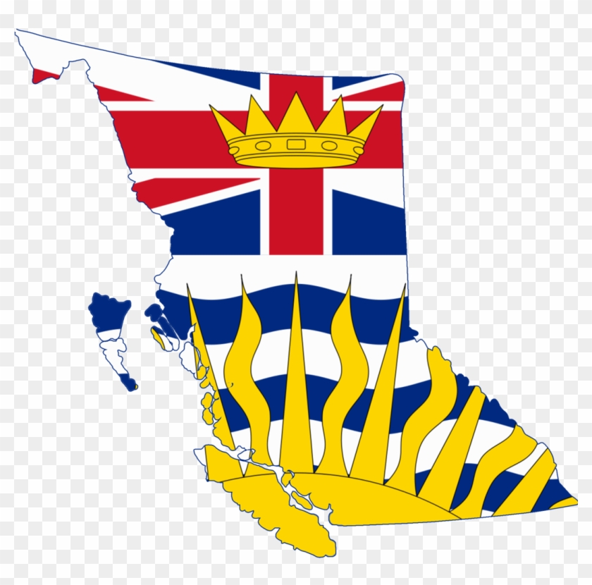 Provincial Flag Of British Columbia, HD Png Download - 1071x1024
