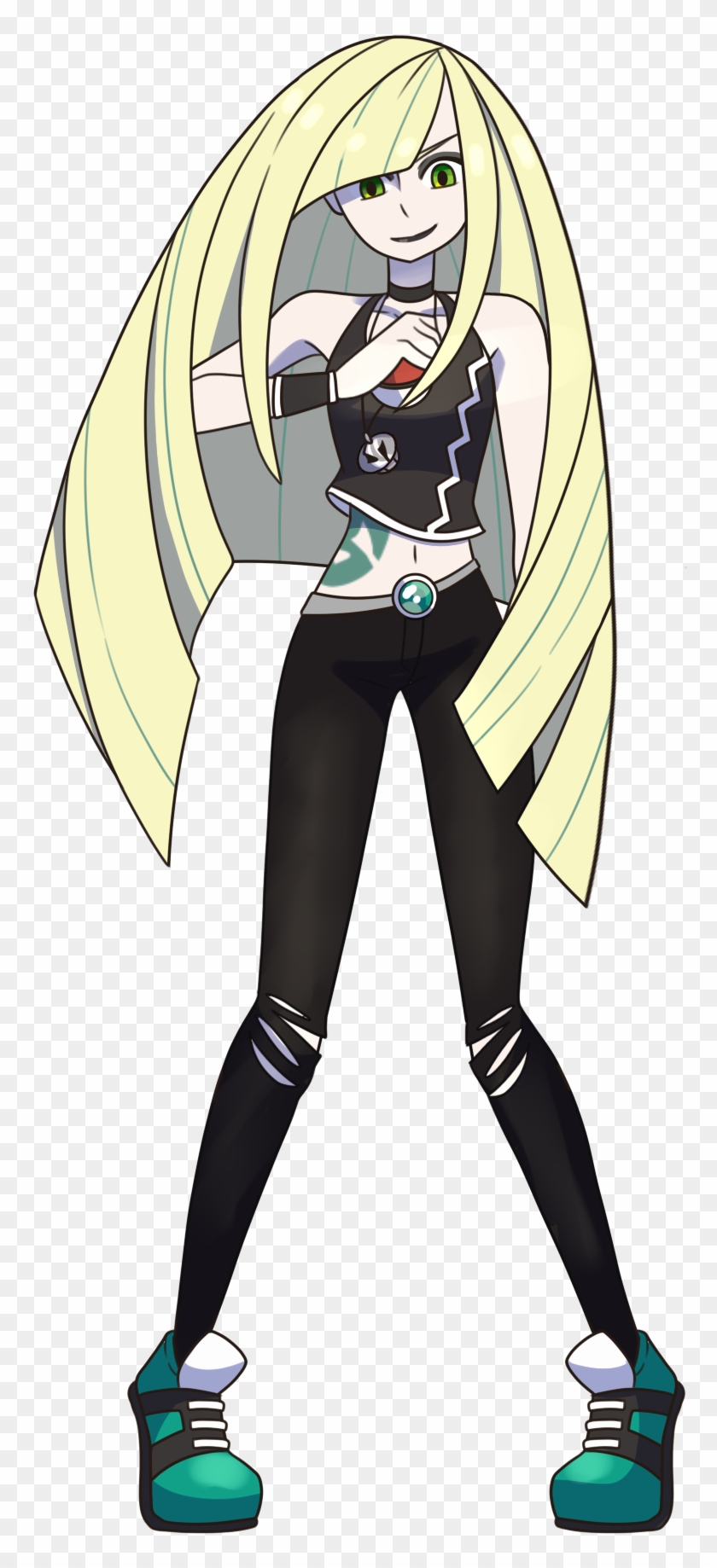 Team Skull Version Of Lusamine From Pokemon Sun And Pokemon Ultra Sun And Moon Evil Team Hd Png Download 1085x1873 Pngfind