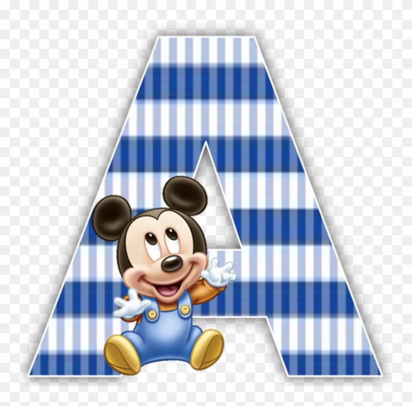 Baby Mickey Mouse 1st Birthday Party Alphabet Numbers Baby Mickey Mouse Letters Hd Png Download 758x763 Pngfind