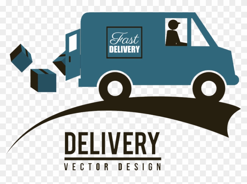 Van Car Picture Transprent - Cartoon Delivery Van, HD Png Download
