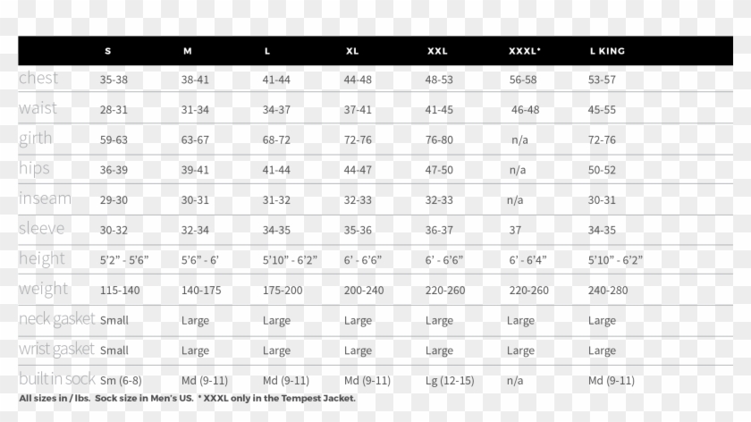 Voit Duck Feet Fins Size Chart