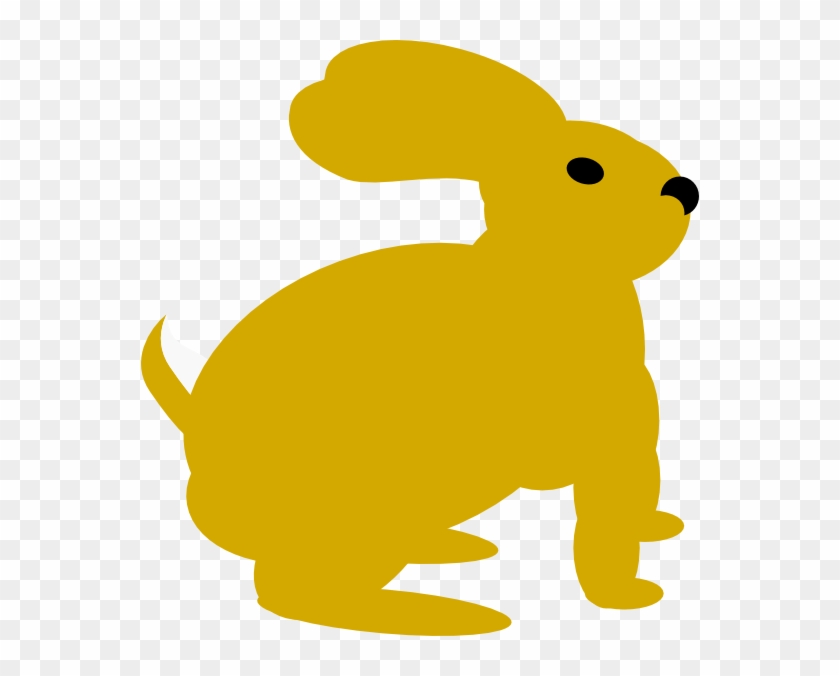 Yellow Rabbit Svg Clip Arts 558 X 596 Px, HD Png Download - 558x596 ...
