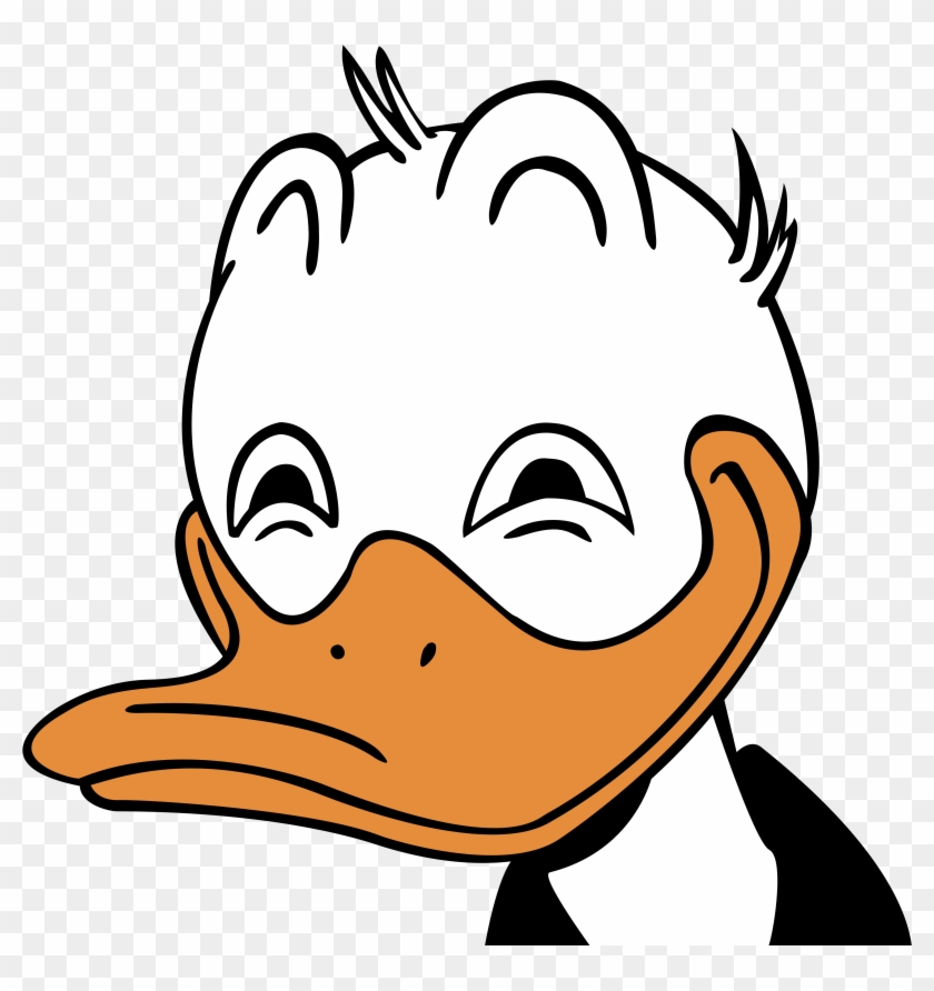 donald duck face clipart cartoon