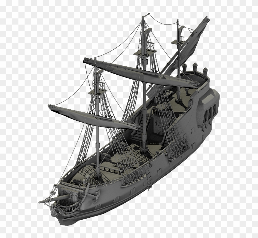 Pirate Ship Free 3d Model Hd Png Download 1280x720 517934