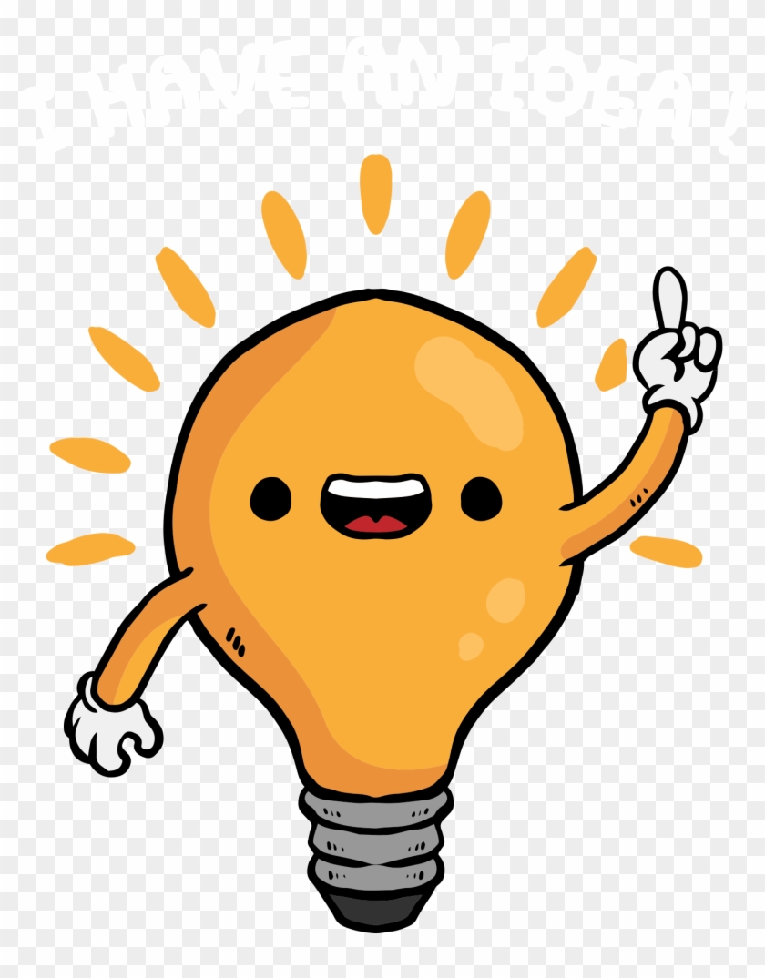 Funny Light Lamp Vector Bulb Cartoon Clipart - Cartoon Idea Bulb Png,  Transparent Png - 1457x1795(#517989) - PngFind