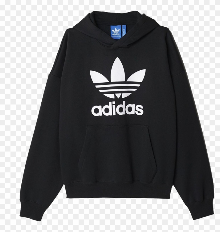 Ay7967-01 - Mens Black Adidas Hoodie, HD Png Download - 1000x1000 ...