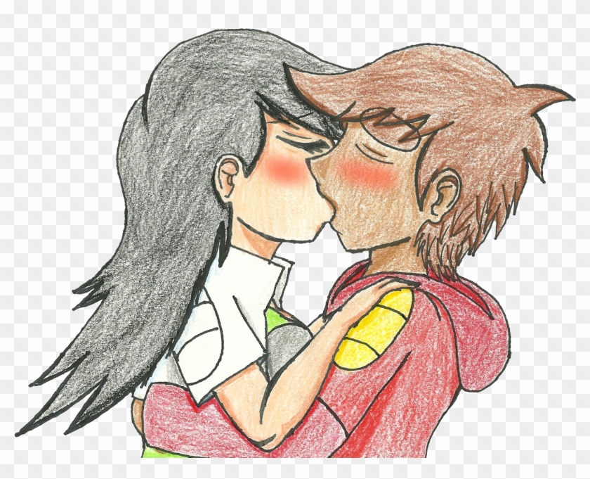 Cartoon People Kissing - Bravest Warriors Beth And Danny Kiss, HD Png  Download - 1482x1132(#5119749) - PngFind