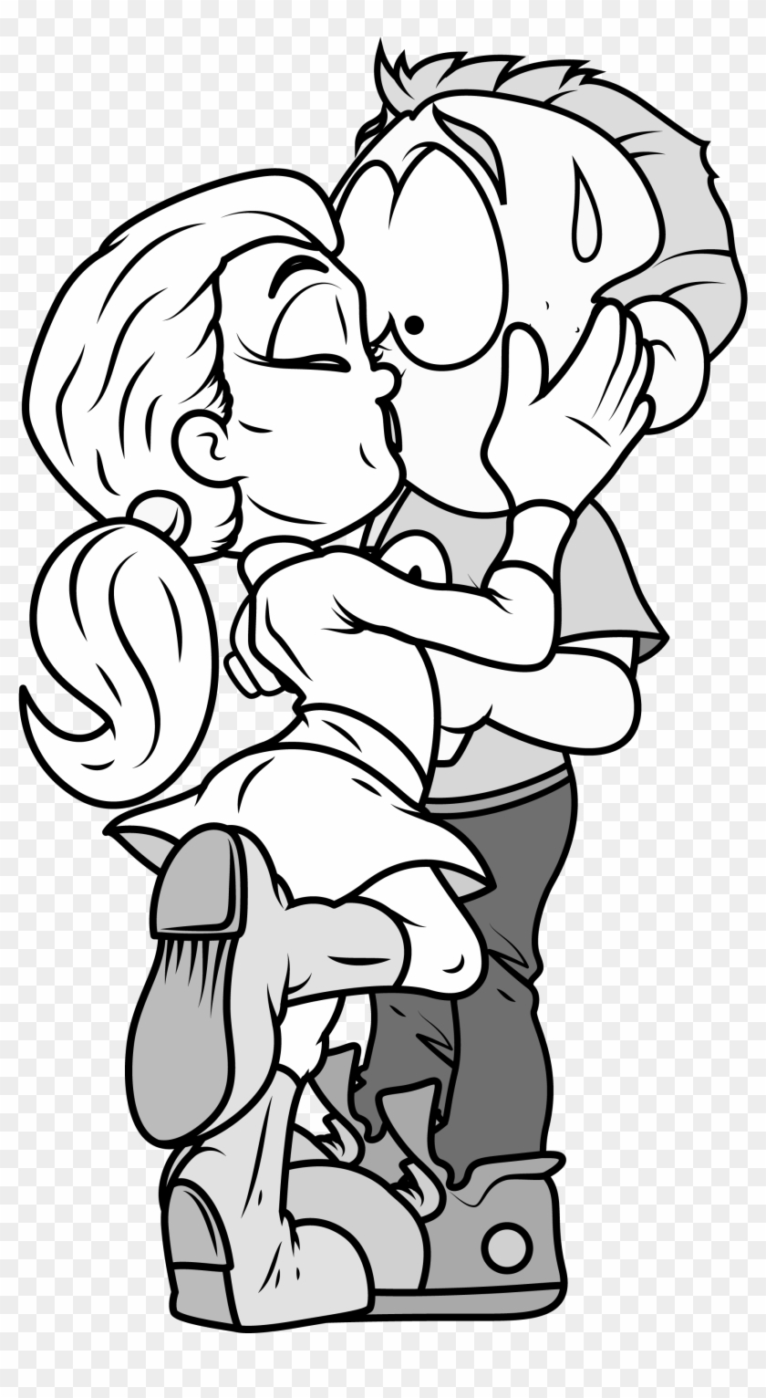 Couple Drawing Png - Hug Couple Cartoon Black And White, Transparent Png -  2375x3850(#5120764) - PngFind