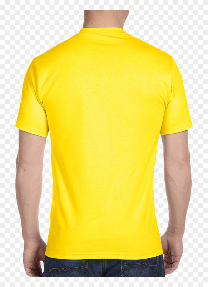 Plain Yellow T Shirt Back Hd Png Download 1078x1078 5126476