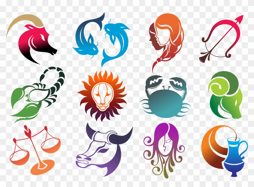 All 12 Zodiac Signs, HD Png Download - 6376x4398(#5132870) - PngFind