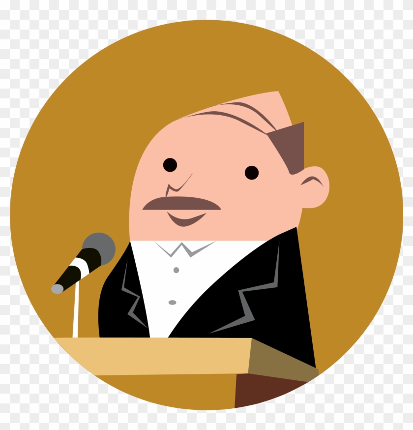 Man Giving Speech - Cartoon, HD Png Download - 2481x2464(#5148303) - PngFind