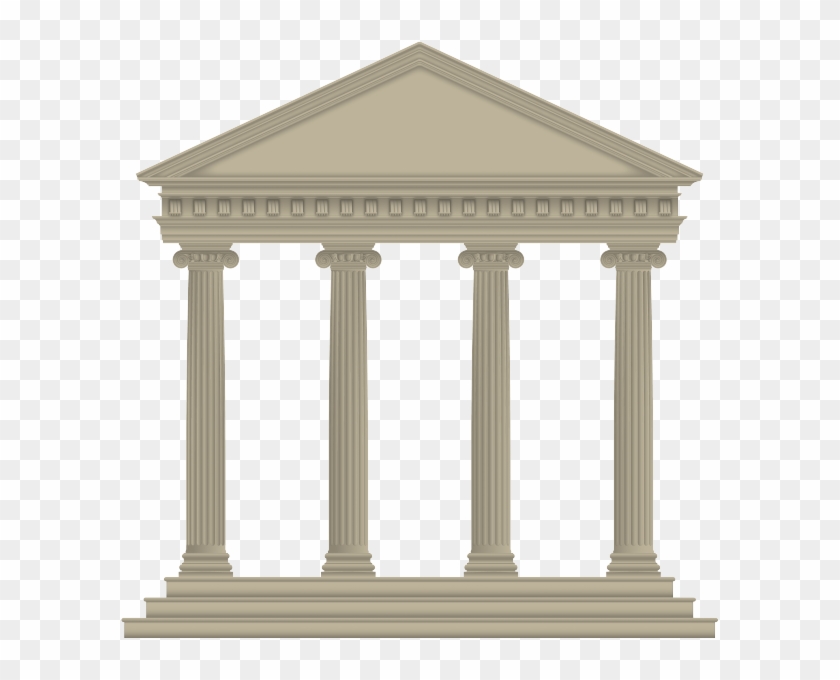 Temple Rome Png Здание, Фасад, Античное Здание - Roman Temple Clipart, HD Png Download ...