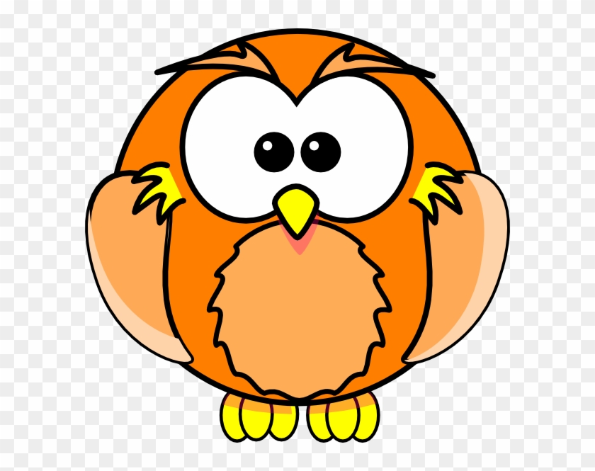 Orange Owl Clip Art At Clkercom Vector Online Royalty - Orange Cartoon ...