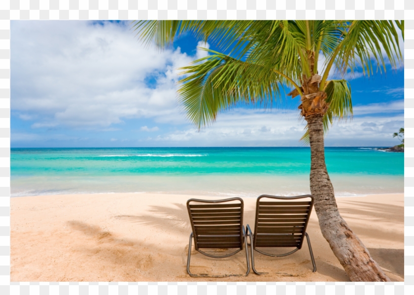 Beach Waikiki Wallpaper Tropical - Island Background, HD Png Download -  1228x662(#5154428) - PngFind