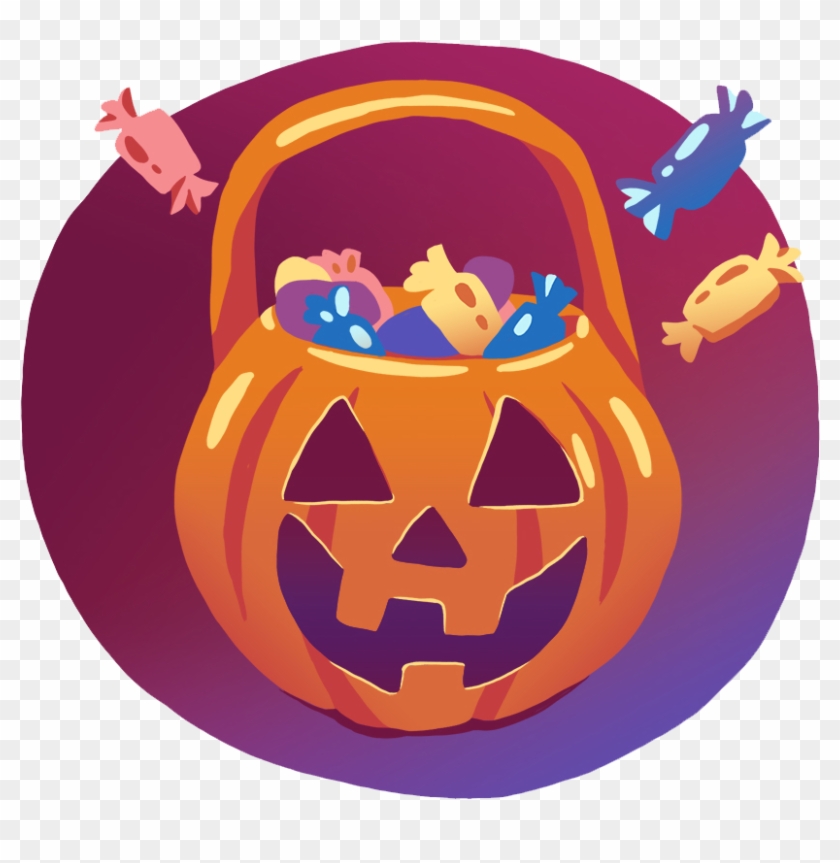 Candy - Jack-o’-lantern, HD Png Download - 1080x1080(#5160222) - PngFind