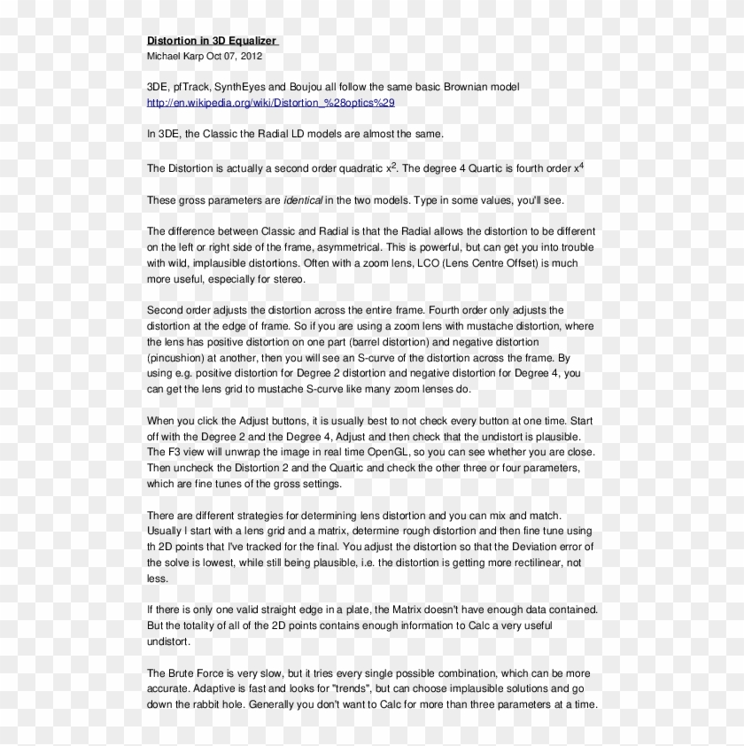 distortion in 3d equalizer essay on invention of science essay on invention