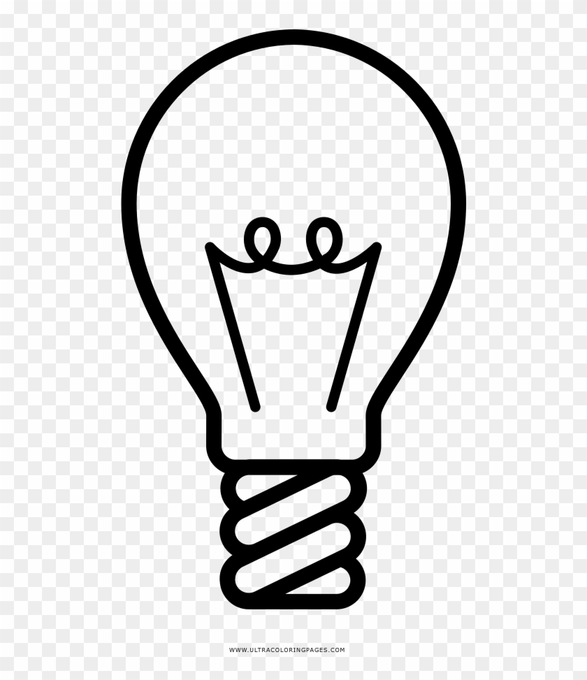 Dibujo De Bombilla Para Colorear Animation, HD Png