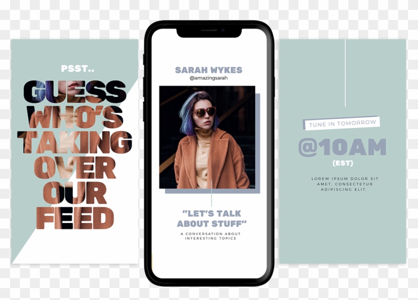 Instagram Story Takeover Template Iphone HD Png Download 1091x741 instagram-story-takeover-template-iphone-hd-png-download-1091x741