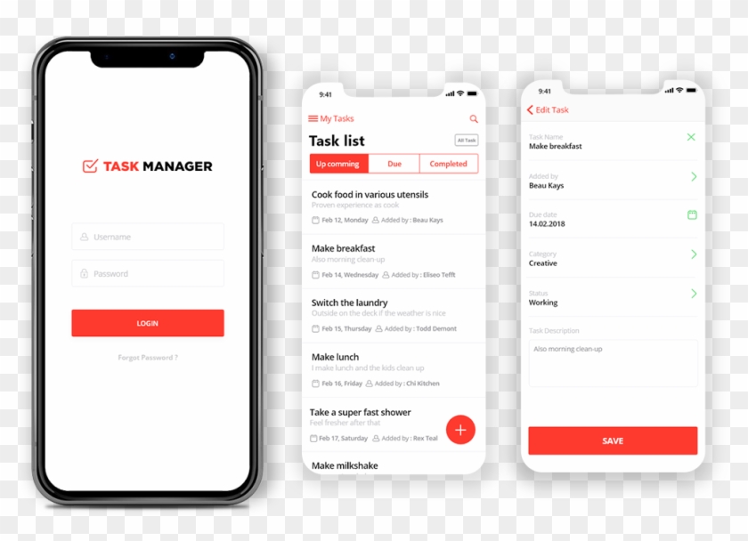 Task Manager Iphone App - Iphone, HD Png Download - 1029x695(#5172800 ...