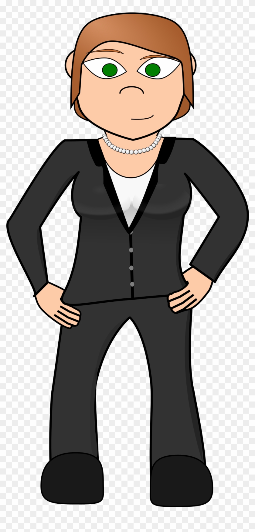 Business Woman Confident Happy - มั่นใจ การ์ตูน Png, Transparent Png