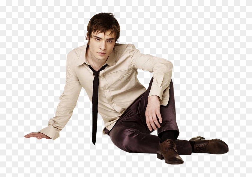 Guy Sitting With Beige Shirt Gossip Girl Chuck Bass Hd Png Download 6x526 Pngfind