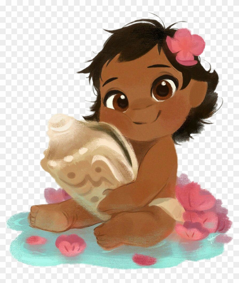 Baby Moana Sitting Down Hd Png Download 856x973 Pngfind
