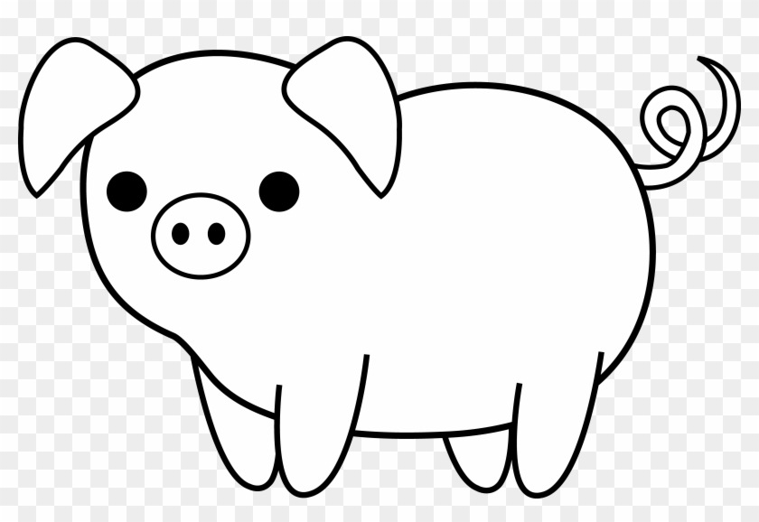 Jpg Transparent Cute Pig Clip Art Pinterest Template Pig Drawing